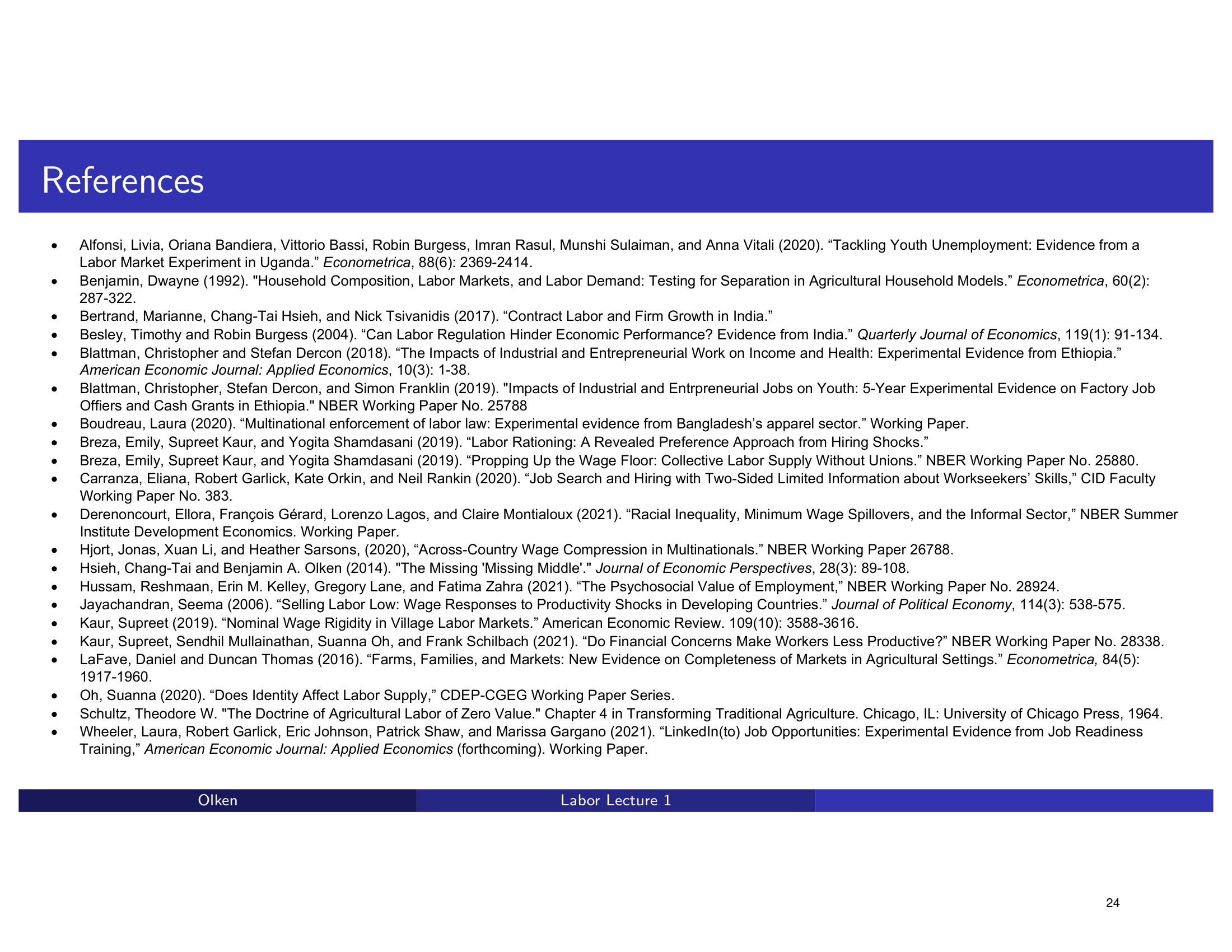 Before: Original slide 24 — dense bibliography in small LaTeX text