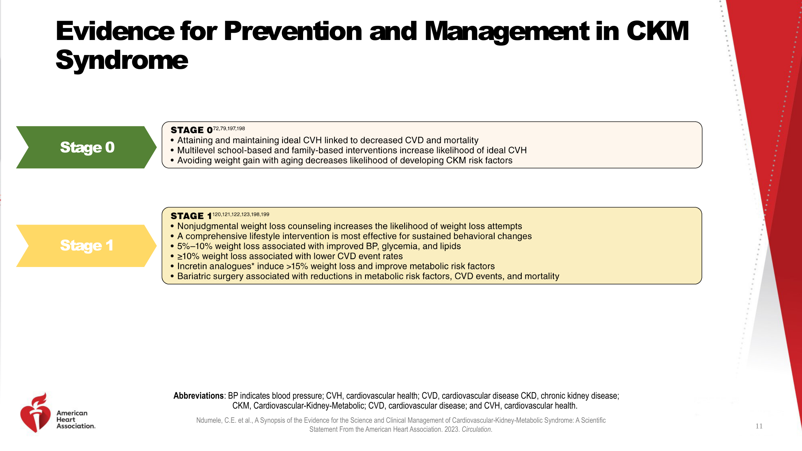 Before: Original slide 11 — text boxes for Stage 0 and 1 prevention