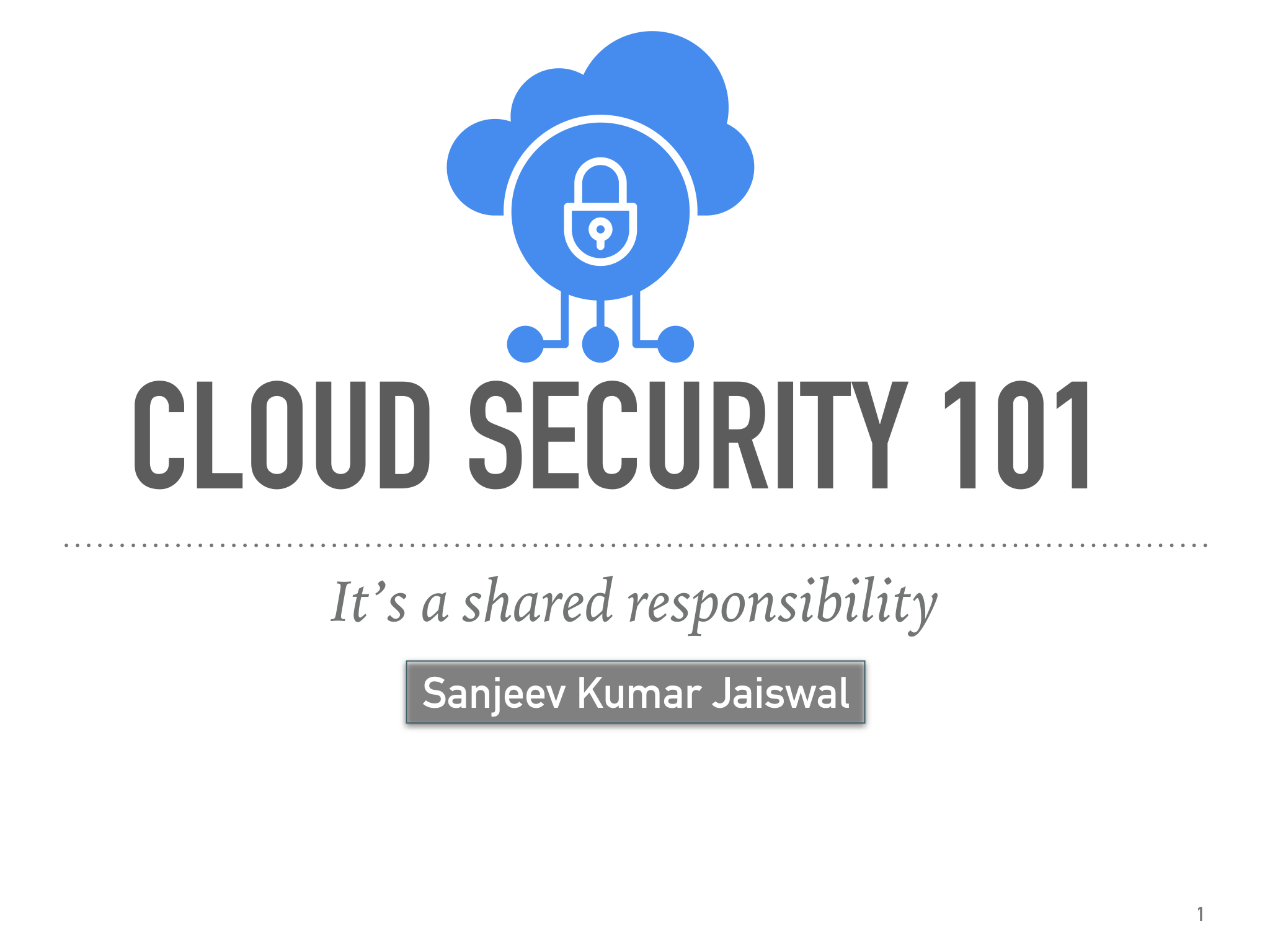 Before: Plain white title slide with cloud-lock icon