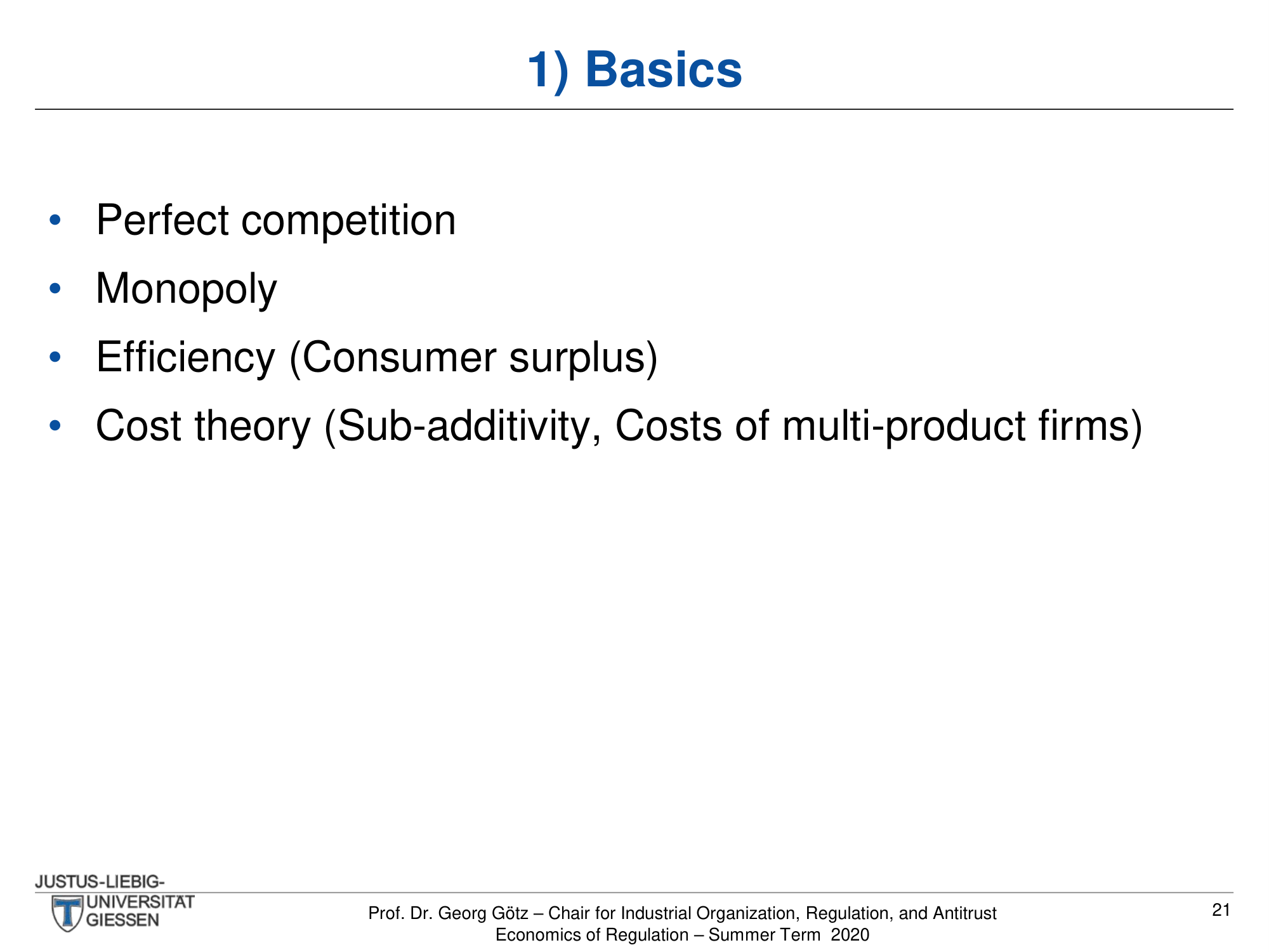 Before: Original slide — sparse slide with four bare bullet points