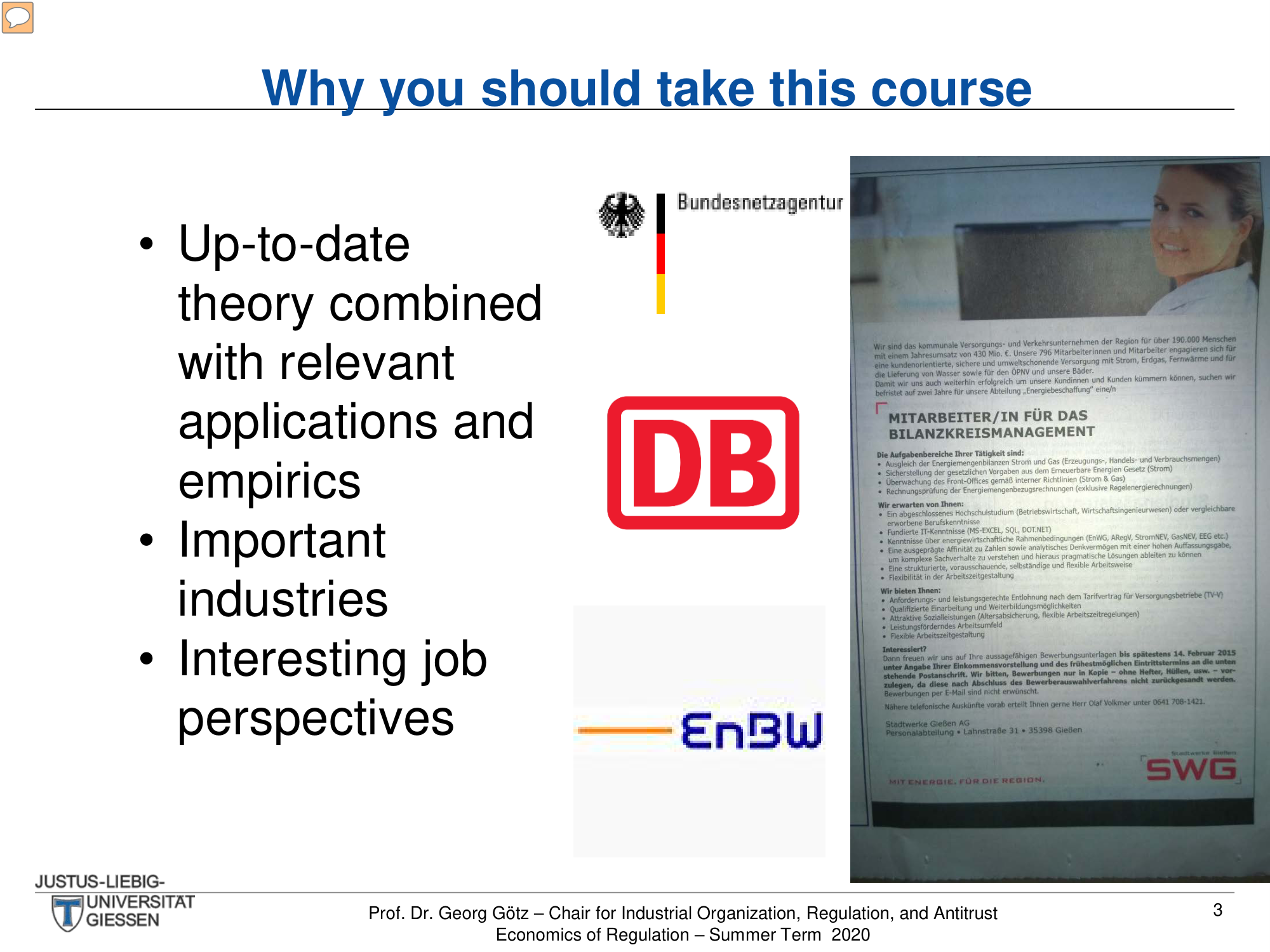 Before: Original slide — random logo placement and overlapping images