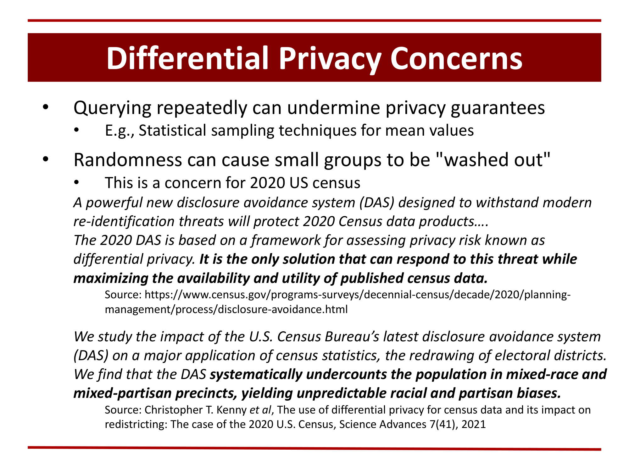 Before: Original slide 25 — two long italic paragraphs with embedded citations