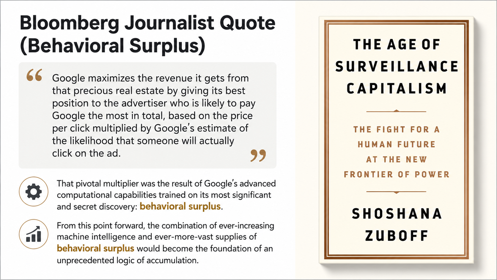 After: Redesigned slide 28 — featured reading card with prominent quote and visual