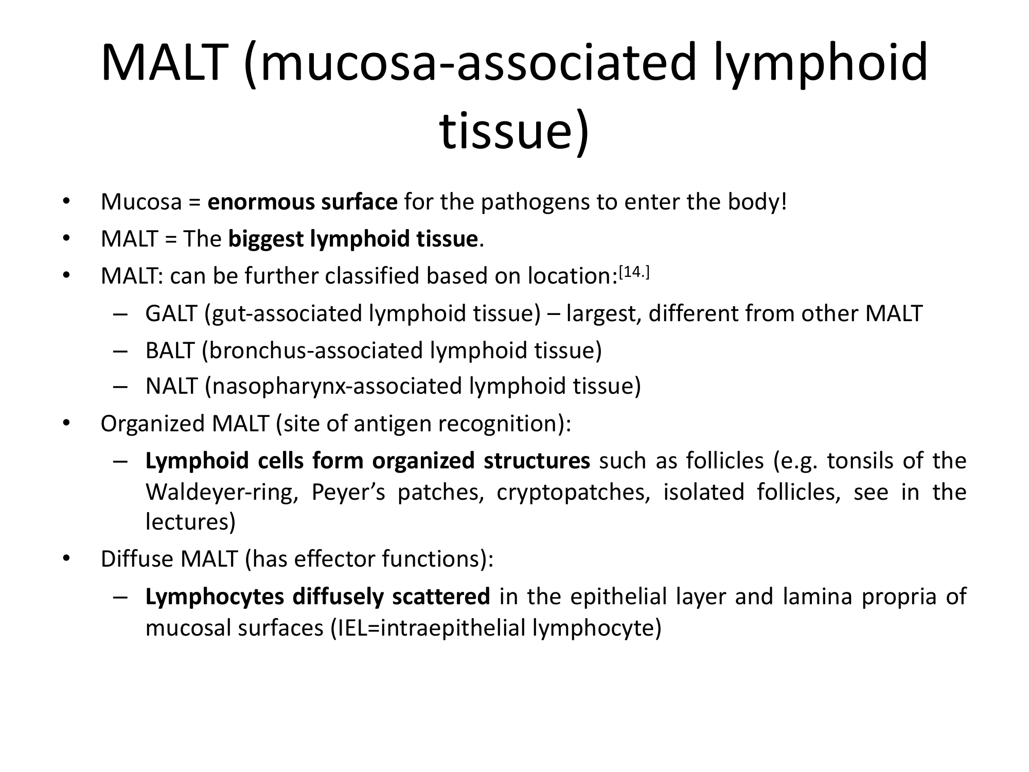 Before: Original slide 33 — MALT text classification