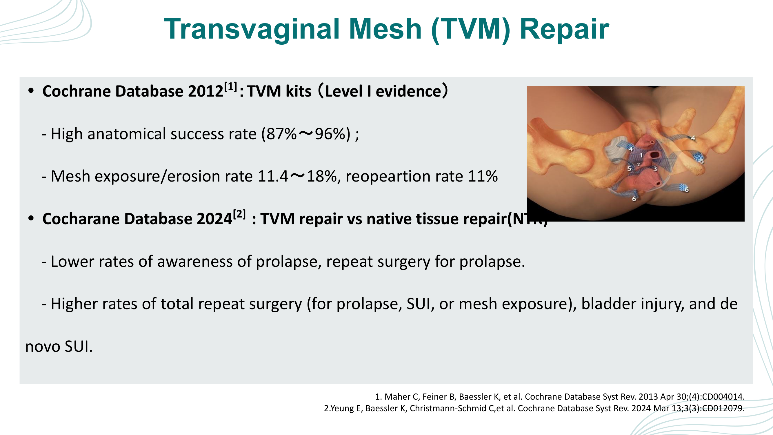 Before: Original slide 5 — bullet point statistics and small clinical photo