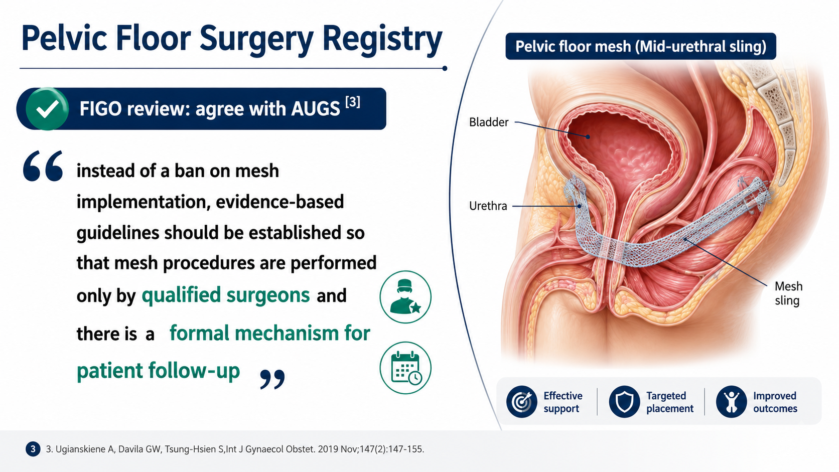 After: Redesigned slide 8 with professional quote layout and anatomical illustration